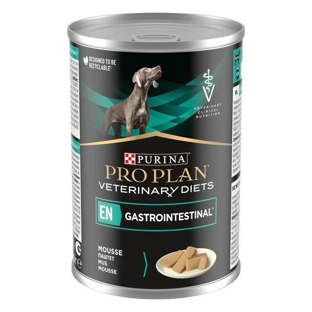 Вологий корм для собак Purina Pro Plan Veterinary Diets Gastrointestinal 400 г від компанії ZooVet - Інтернет зоомагазин самих низьких цін - фото 1