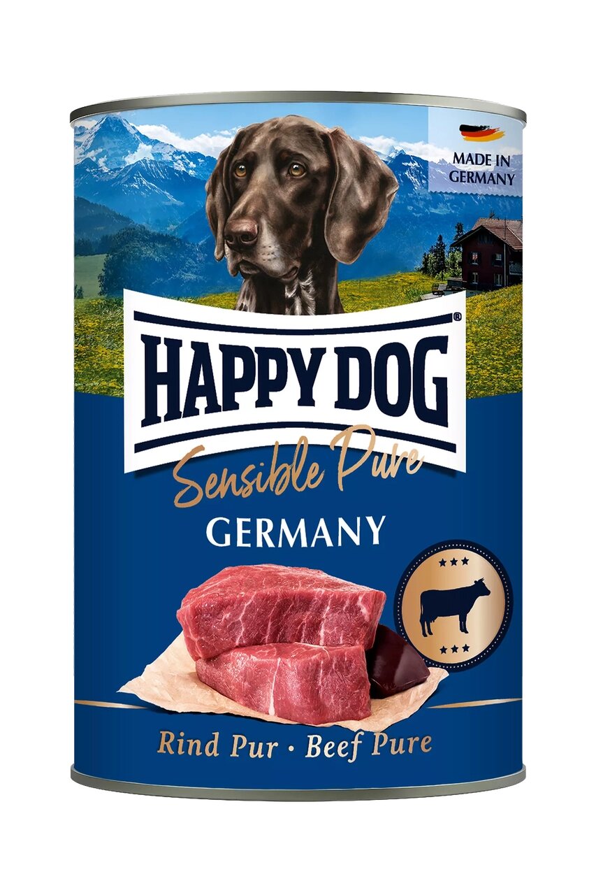 Вологий корм Happy Dog Sens Pure Rind для собак з яловичиною, 200 г від компанії ZooVet - Інтернет зоомагазин самих низьких цін - фото 1