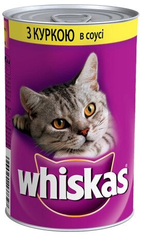 Whiskas 400 гр з куркою шматочки в соусі / 400 гр від компанії ZooVet - Інтернет зоомагазин самих низьких цін - фото 1
