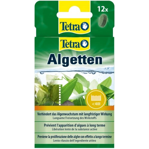 Засіб Tetra Algetten проти водоростей в акваріумі, 12 таблеток на 120 л від компанії ZooVet - Інтернет зоомагазин самих низьких цін - фото 1