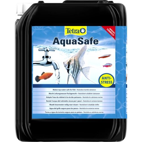Засіб Tetra Aqua Safe для підготовки води в акваріумі, 5 л на 10000 л від компанії ZooVet - Інтернет зоомагазин самих низьких цін - фото 1