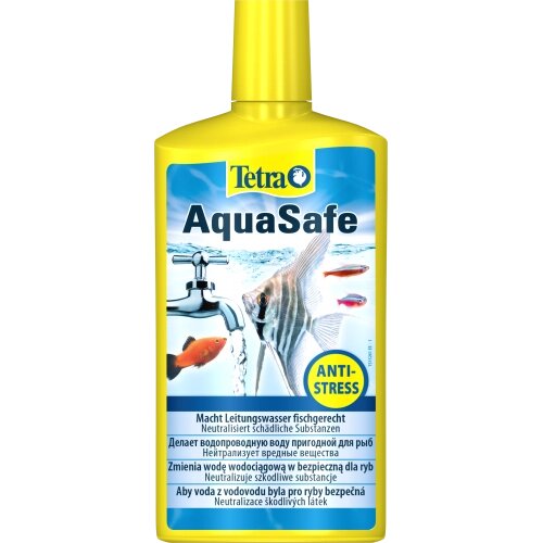 Засіб Tetra Aqua Safe для підготовки води в акваріумі, 500 мл на 1000 л від компанії ZooVet - Інтернет зоомагазин самих низьких цін - фото 1