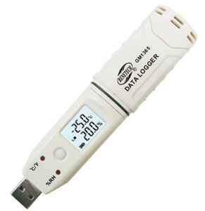 Реєстратор вологості і температури (даталоггер) USB, 0-100%30-80 ° C BENETECH GM1365