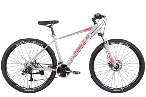 Гірський хардтейл велосипед для високих людей алюмінієвий AL 29" ZEPHYR 3.0 AM DD 2022 сіро-червоний (м)
