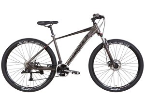 Гірський хардтейл велосипед для високих людей алюмінієвий AL 29" Formula ZEPHYR 3.0 AM DD 2022 темно-сріблястий