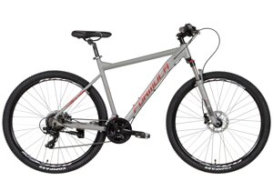 Гірський велосипед AL 29" для високого зросту 180-200 см алюмінієвий F-1 AM HDD рама-2022 сірий