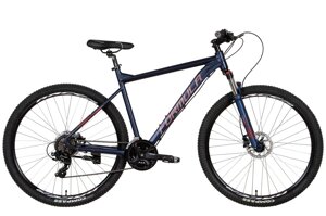 Гірський велосипед AL 29" для високого зросту 180-200 см алюмінієвий F-1 AM HDD рама — 2022 синій (м)