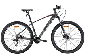 Гірський велосипед алюміній 29" хардтейл 18 швидкостей Leon TN-70 AM Hydraulic lock out HDD 2022 графітовий