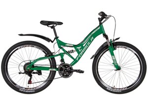 Гірський дорослий велосипед двопідвіс 26" на сталевій рамі ATLAS AM2 Vbr 2022 зелений (м)