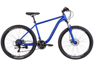 Гірський дорослий велосипед хардтейл зі сталевою рамою ST 27.5" KOZAK AM DD 2022 синій (м)