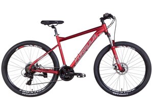 Багатошвидкісний підлітковий велосипед AL 27.5" алюмінієвий хардтейл F-1 AM DD 2022 червоний
