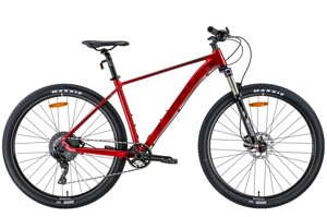 Чоловічий гірський велосипед червоний 29" Leon для високих людей, TN-40 AM Hydraulic lock out HDD 2022