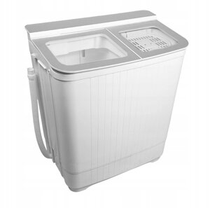 Пластикова роторна пральна машина 5 кг Sigma XPB35-2008GS з відтискною сушаркою для гуртожитків, дачі