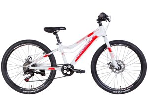 Підлітковий гірський велосипед AL 24" 7 швидкісний із жорсткою вилкою ACID DD рама 2022 білий