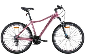 Жіночий гірський рожевий велосипед 26" алюмінієвий 24 швидкості HT-LADY AM preload Vbr 2022