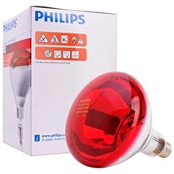 Лампа інфрачервона Philips червона 250W від компанії Agrofarmer - фото 1