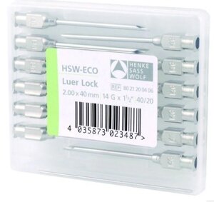 Многоразовые иглы HSW-ECO 1,4 х 20 мм