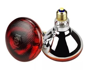 Інфрачервона лампа червона 100 Вт Smart Heat для птахів (курчат, курчат, курей, перепелів, бройлера) і тварин