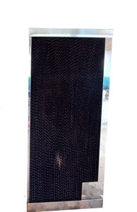 Паперова охолоджуюча панель (випарний водяний охолоджувач) для крільчатника, пташника, теплиць 183х15х155 см