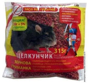 Лускунчик від мишей (зерно отрута 315 г)