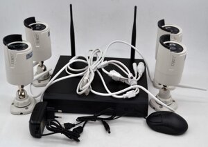 4 Камерний комплект відеоспостереження DVR KIT CAD 8004 WiFi, набір камер