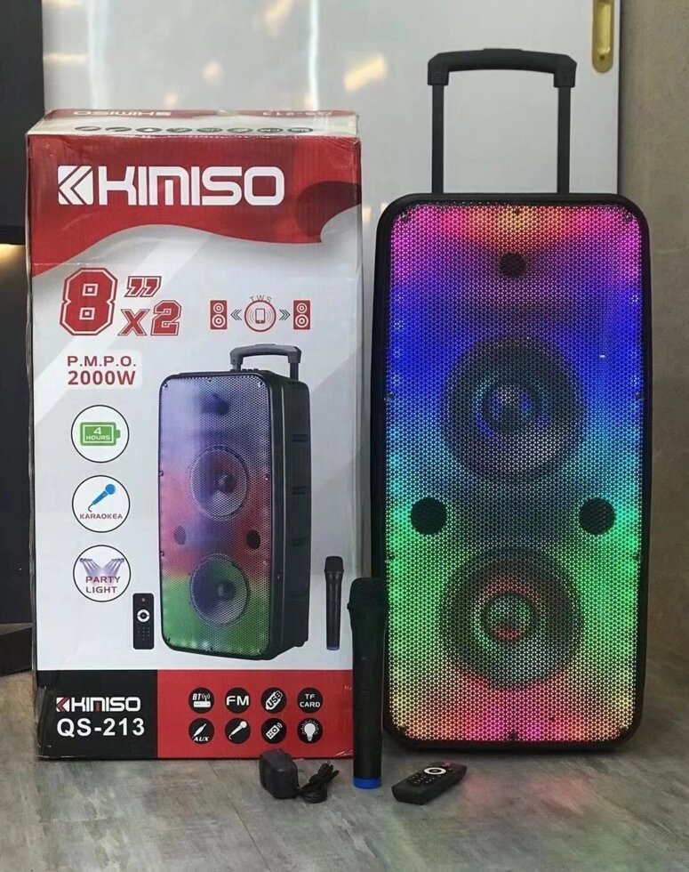 Активна акустична система KIMISO QS-213 портативна колонка від компанії Інтернет магазин "Megamaks" - фото 1