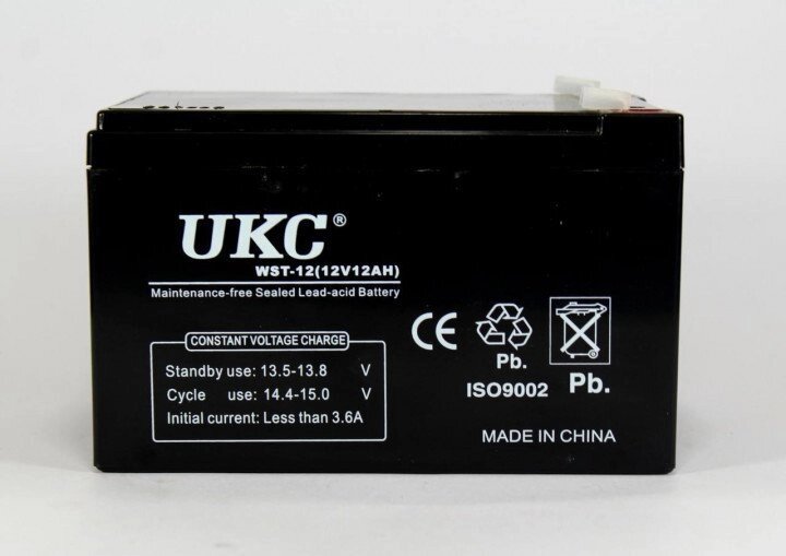 Акумулятор BATTERY 12V 12A UKC акумуляторна батарея 150х95х93 мм від компанії Інтернет магазин "Megamaks" - фото 1
