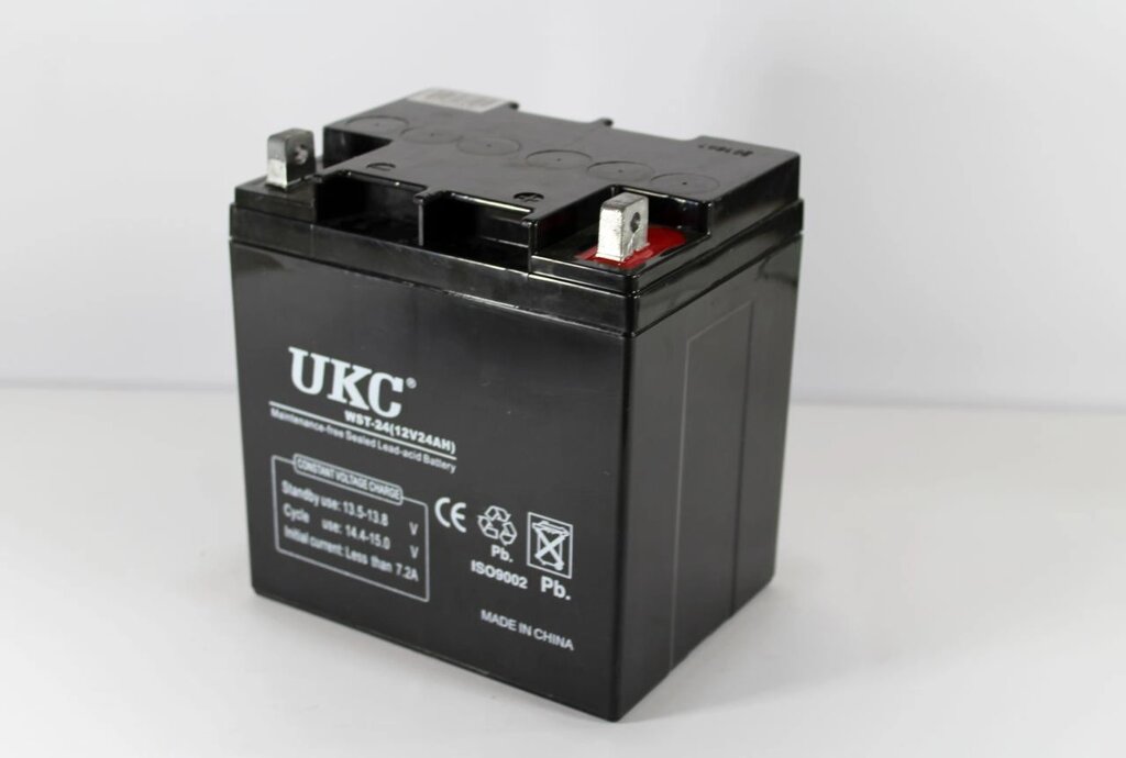 Акумулятор BATTERY 12V 24A UKC акумуляторна батарея від компанії Інтернет магазин "Megamaks" - фото 1