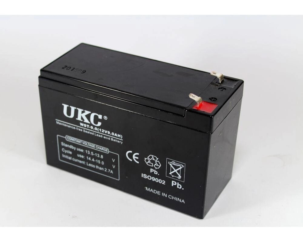 Акумулятор BATTERY 12V 9A UKC герметичний кислотно-свинцевий акумулятор від компанії Інтернет магазин "Megamaks" - фото 1