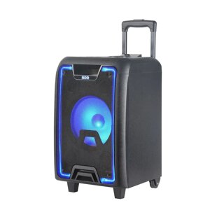 Акустична система валізи з мікрофоном караоке та дистанційним керуванням NDR-2010