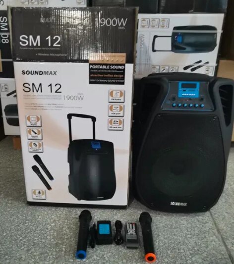 Акустична система колонка Soundmax SM-12 2 мікрофони від компанії Інтернет магазин "Megamaks" - фото 1