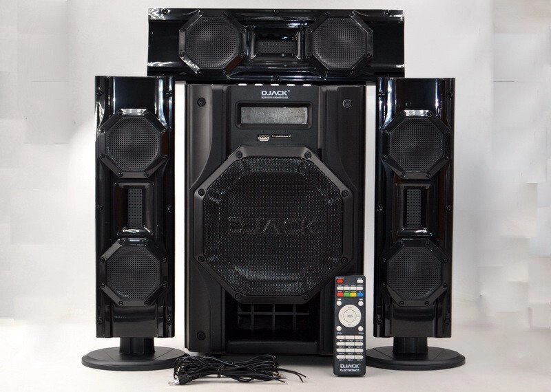 Акустика 3.1 DJACK DJ-X3L 100W USB FM-радіо Bluetooth комплект акустики музичні колонки від компанії Інтернет магазин "Megamaks" - фото 1