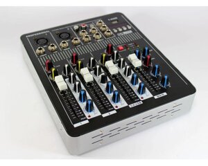 Аудіо мікшер, музичний пульт Mixer BT4000 4ch. BT