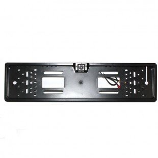 Автомобільна камера заднього виду номерного знака A58 black з LED підсвічуванням від компанії Інтернет магазин "Megamaks" - фото 1