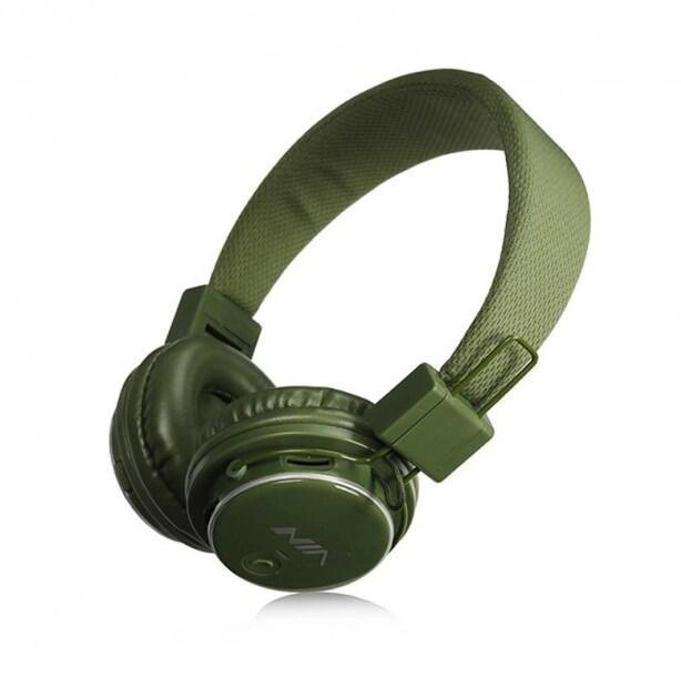 Бездротові Bluetooth стерео навушники NIA Q8-851S з МР3 блакитні червоні зелені від компанії Інтернет магазин "Megamaks" - фото 1