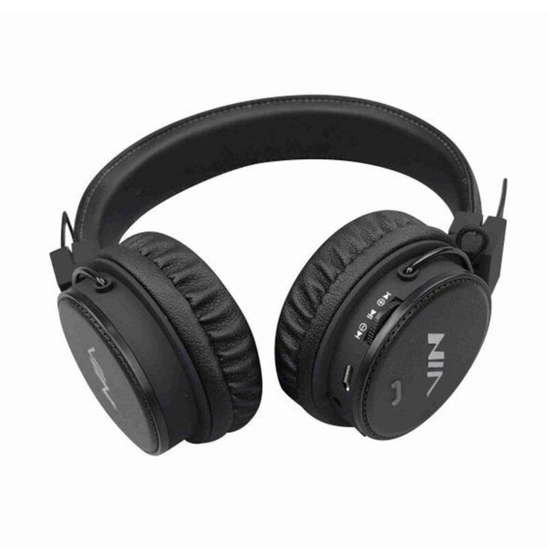 Бездротові Bluetooth стерео навушники NIA-X1 FM radio чорні від компанії Інтернет магазин "Megamaks" - фото 1