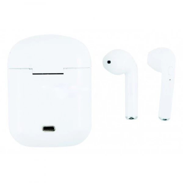 Бездротові навушники c боксом HBQ i8S TWS білі від компанії Інтернет магазин "Megamaks" - фото 1