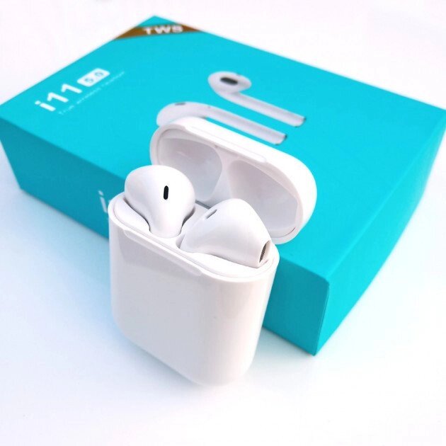 Бездротові сенсорні Bluetooth навушники HBQ i11 TWS від компанії Інтернет магазин "Megamaks" - фото 1