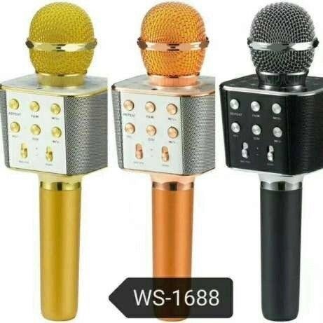 Безпровідний мікрофон караоке Wster WS-+1688 ручної Bluetooth мікрофон від компанії Інтернет магазин "Megamaks" - фото 1