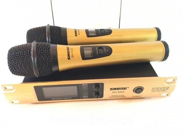 Безпровідний мікрофон SHURE DM SH 300G / 3G радіосистема мікрофонна від компанії Інтернет магазин "Megamaks" - фото 1