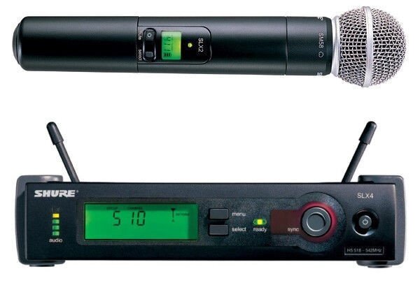 Безпровідний мікрофон Shure DM SLX / X4 радіосистема від компанії Інтернет магазин "Megamaks" - фото 1