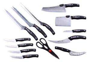 Великий набір ножів Miracle Blade Міраклі Блейд якісні 12 предметів