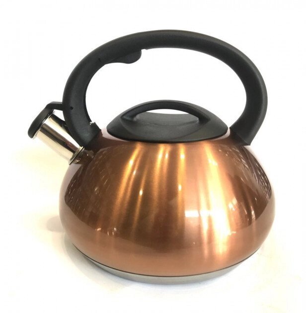 Чайник кухонний зі свистком Benson BN-713 золотий колір від компанії Інтернет магазин "Megamaks" - фото 1