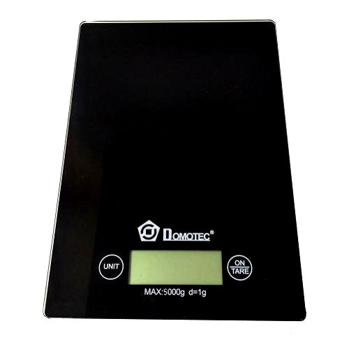 Чорні сенсорні кухонні ваги Domotec MS-912 до 5 кг електронні ваги для домашнього використання від компанії Інтернет магазин "Megamaks" - фото 1