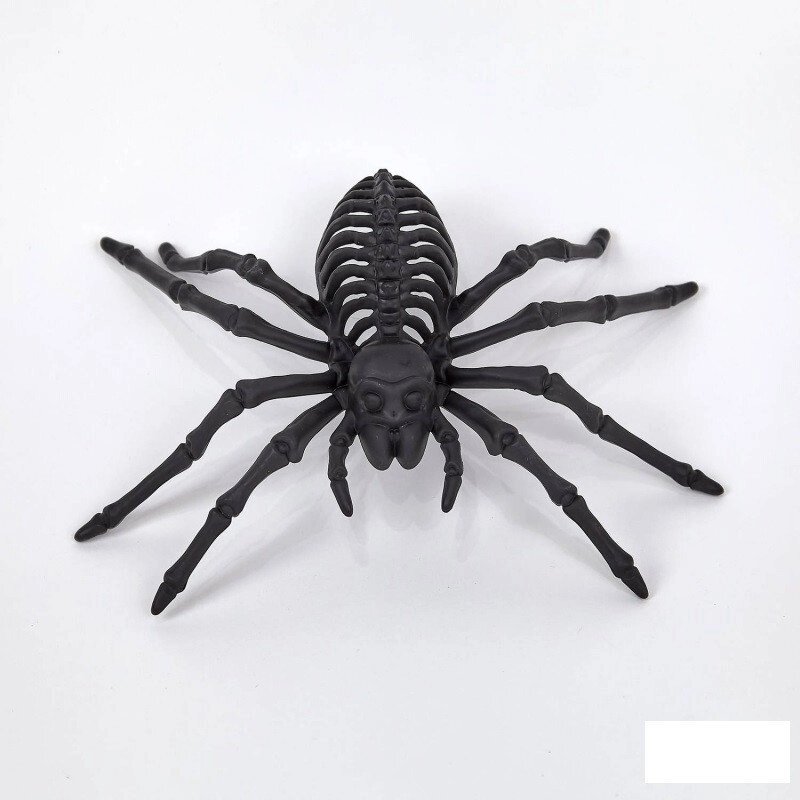 Декор на Хелловін декоративний миготливий чорний павук на вечірку від компанії Інтернет магазин "Megamaks" - фото 1