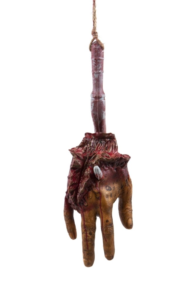Декор закривавлена ​​рука на гаку на Хеллоуїн від компанії Інтернет магазин "Megamaks" - фото 1