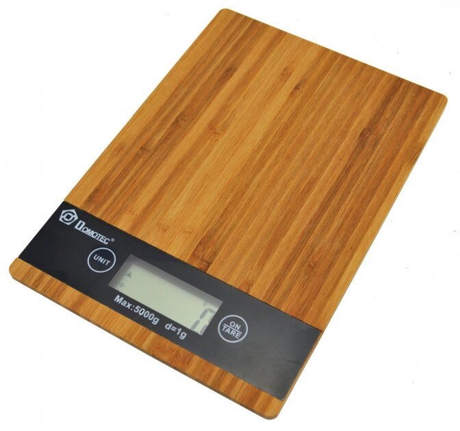 Дерев'яні кухонні ваги Domotec MS-A компактні ваги для кухні електронні ваги сенсорна панель від компанії Інтернет магазин "Megamaks" - фото 1