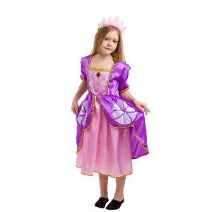 Дитячий карнавальний костюм принцеси Софії на ранок маскарад