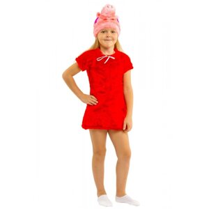 Дитячий карнавальний костюм Свинка Пеппа для дівчинки плаття і шапка