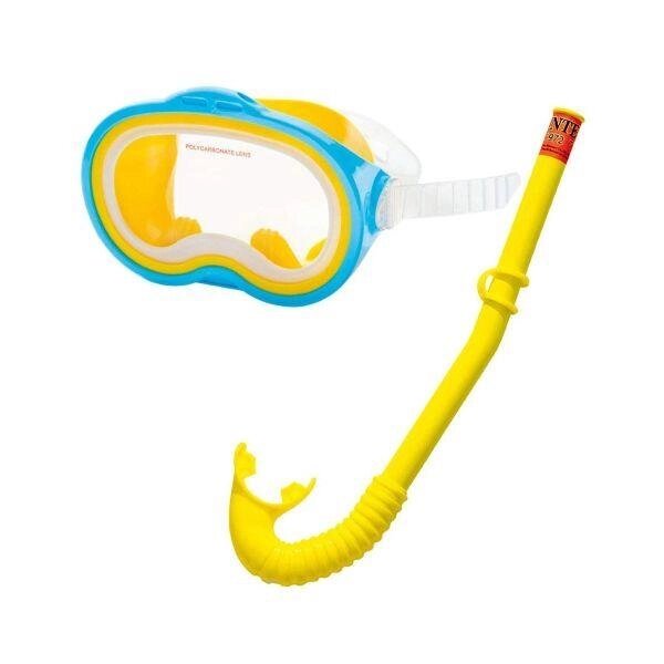 Детский комплект для плавания Adventurer Swim Intex 55942 от 8 лет маска и трубка від компанії Інтернет магазин "Megamaks" - фото 1